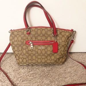 Authentic Signature Coach Crossbody Bag